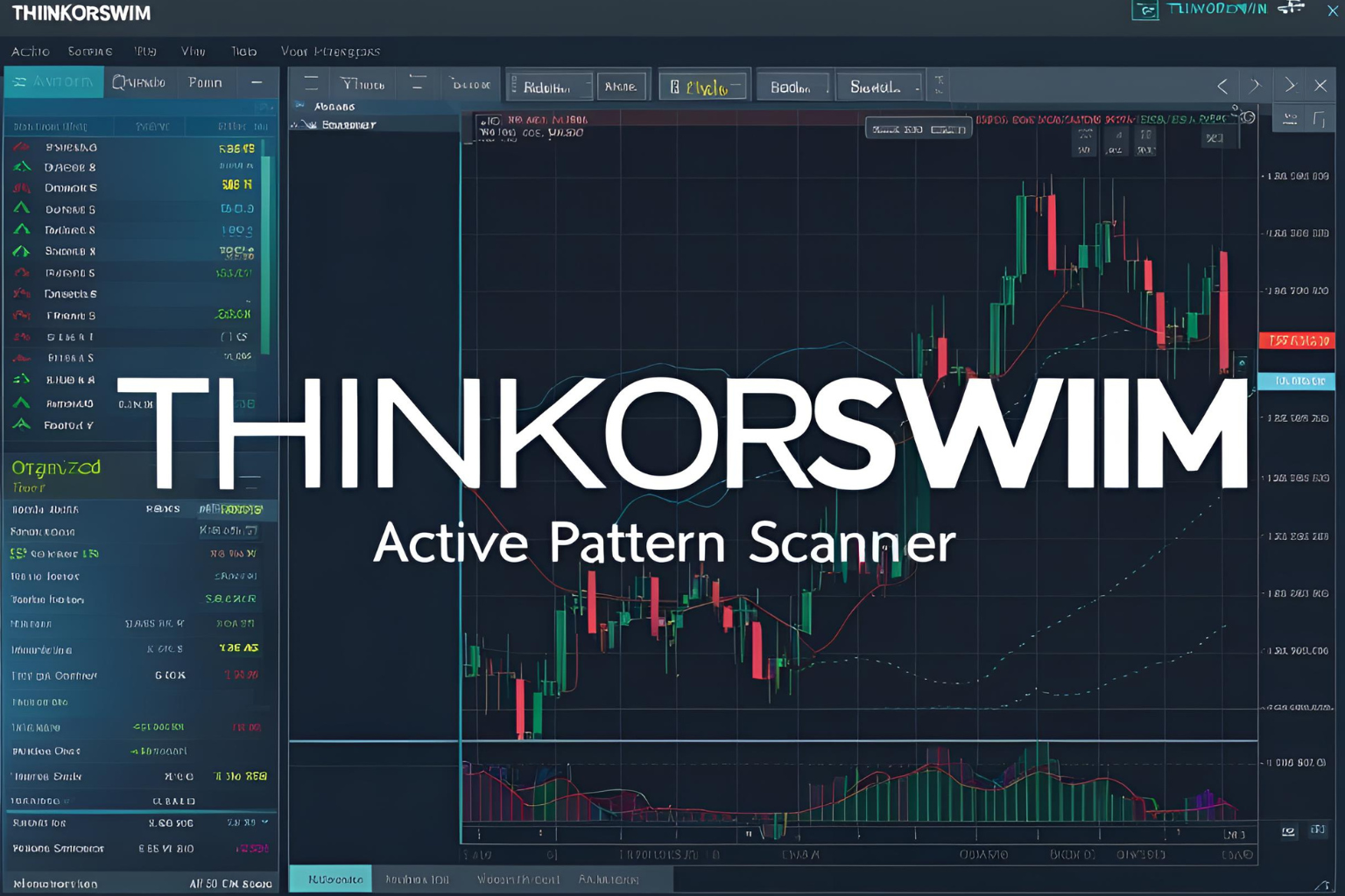 scan chart patterns thinkorswim