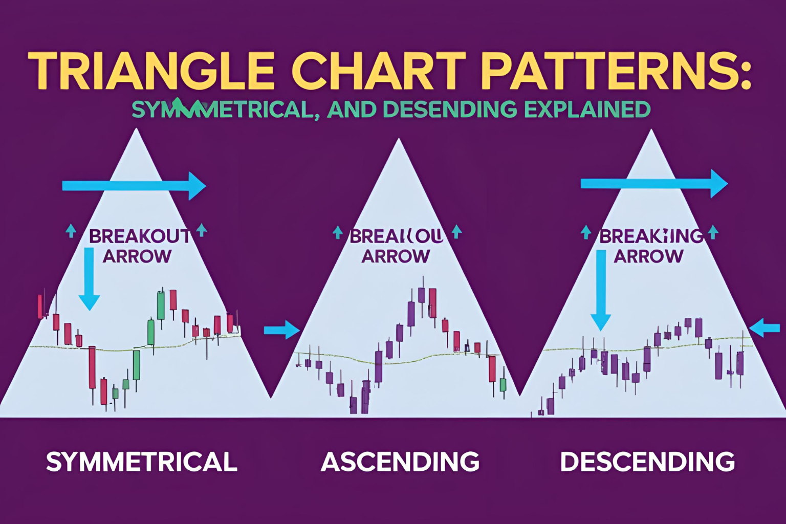 Triangle Chart Patterns: Symmetrical Ascending Descending